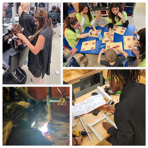 Collage of CTE Students
